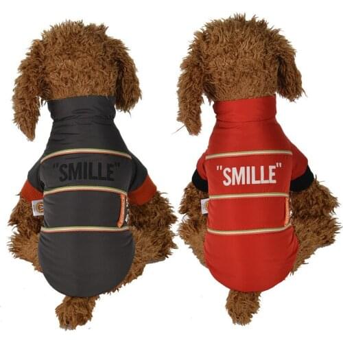 Pet Dog Coat Jacket Cat Dog Clothing Cotton Clothes For Small Dogs York French Bulldog Goods For Pets Clothing Overalls For Dogs