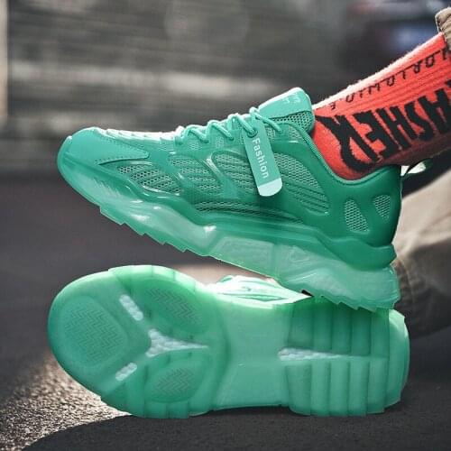 Professional Mens Casual Shoes Outdoor Shockproof Jogger Trainers Ultras Light Zapatillas Marathon Pure Color Sneakers