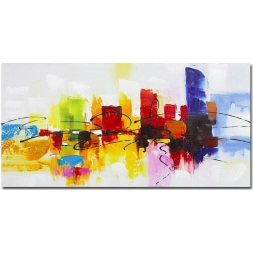 Hand Painted Abstract Oil Painting Canvas Wall Art for Bedroom Wall Decor Abstract Art Living Room Wall Paintings Home Decor