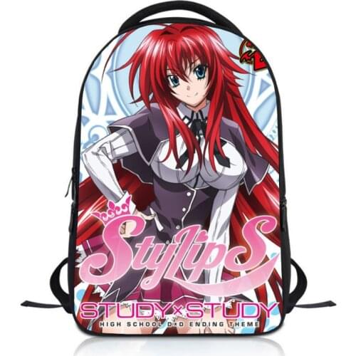 Anime High School DxD Students Backpack School Bag Children Cartoon Knapsack Boys Girls Rucksack Kids Bookbag Satchel
