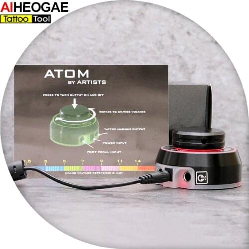 Tattoo Power Supply Adjustable Discoloration 7 Colors Tattoo Power Supply for Kits TPS205