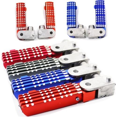 Motorcycle Rear Pedals E-Bike Pedals Wildfire Folding Pedals CNC War Speed Wildfire Modified Aluminum Alloy Rear Footrest