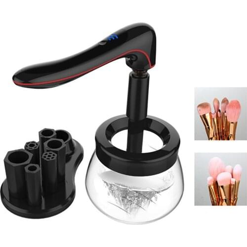 1 Set Makeup Brush Cleaner Dryer, USB Charging Super-Fast Electric Brush Cleaner Machine Automatic Brush Cleaner, 10s Drying