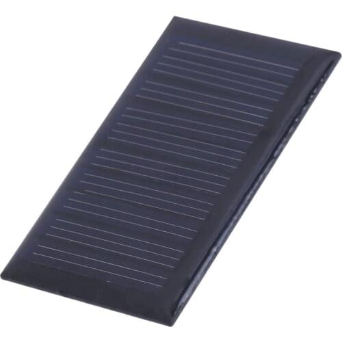 1Pcs Solar Cell 30mA 5V 0.15W Polycrystalline Stored Energy Power Mini Solar Panel Charger Mini Solar System DIY Battery