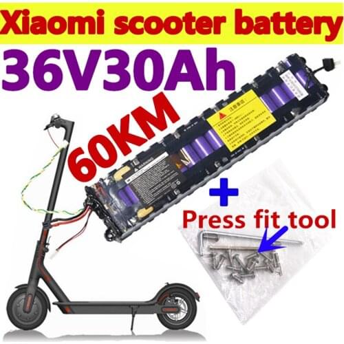 100% Original 36V 30Ah Xiaomi M356 Special Battery Pack 18650 36V Batteries Pack 30000mah 60km + Installation Adjustment Tool