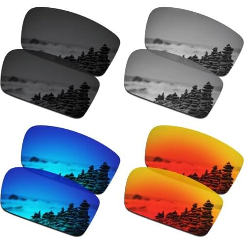 SmartVLT 4 Pairs Polarized Sunglasses Replacement Lenses for Oakley Twitch - 4 Colors