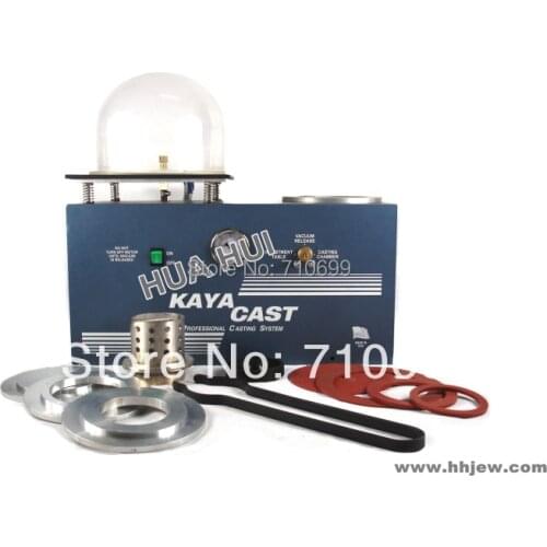 Free shipping KAYA Mini Vacuum Investing & Casting Machine With Pump, HUAHUI Jewelry Machine Casting tools & Equipment Wholesale