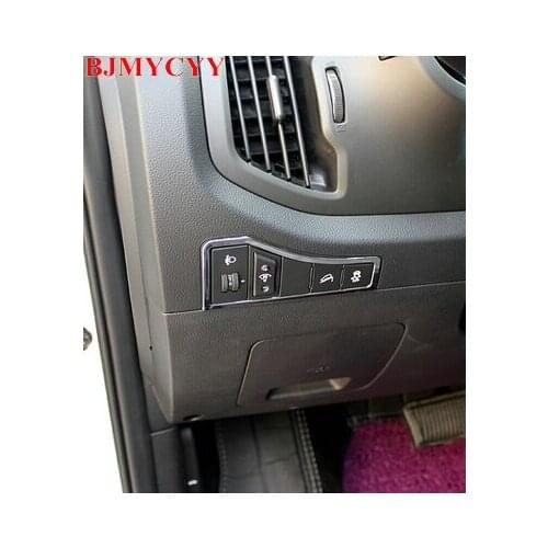 BJMYCYY Car multi-function switch metal decorative light box for KIA SPORTAGE R 2012 2013