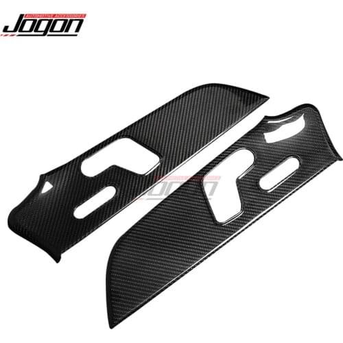 Carbon Fiber Car Styling Door Buttons Seat Adjustment Panel Cover For Benz CLA Class C118 CLA200 CLA220 CLA250 CLA35 CLA45 AMG