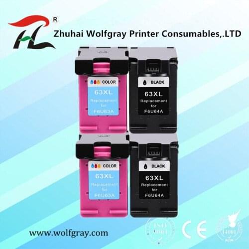 63XL Ink Cartridge Compatible for hp 63 XL for hp63 for Deskjet 1110 2130 2131 2132 3630 4250 5220 5230 5232 5252