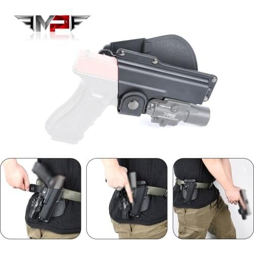 WADSN Glock 17 19 22 23 31 32 Gun Holster Inside Waistband Concealed Carry Holster Nylon Molle Platform Holster Adapte