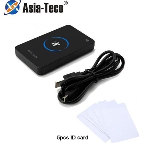 Acrylic panel material 125Khz 13.56Mhz RFID Reader EM4100 USB Proximity Sensor Card Reader for Access Control system