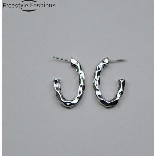 Fashions trendy Irregular zinc alloy stud earrings for women