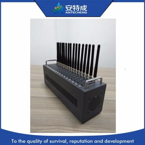 Low price 16 ports multi sim bulk sms gsm modem/recharge modem support sms & ussd