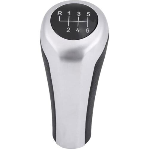 New Black Car 6 Speed Gear Shift Lever Knob for BMW E39 E46 E53 E60 E63 E83 E90 E92 Gear Shifter Lever Stick Car Accessories