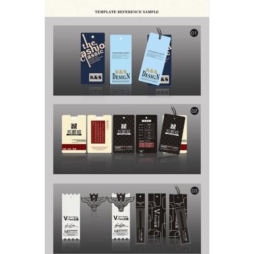 OEM custom logo brand garment clothing printed paper price hang tag for clothing clothes printing swing luggage label tag MB04
