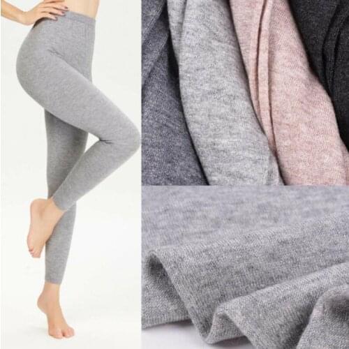 Autumn Winter Womens Mens Cashmere Thermal Trousers Wool Ultra-Thin Long Pants Johns Seamless Knitted Leggings Comfortable
