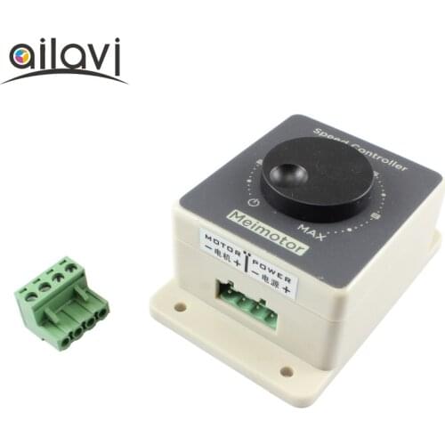 PWM DC 12V24V36V48V 10A Motor Controller High Power Meimotor Speed Control Governor With Shell
