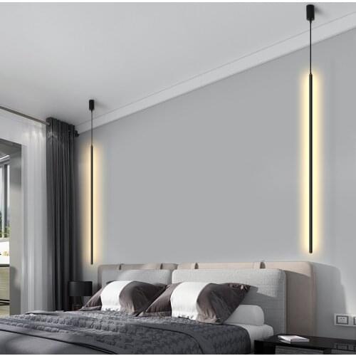 Modern Decor LED Pendant Lights Lighting Suspended Nordic Dimming Pendant Lamp Living Room Bedroom Hanging Lamp Kitchen Fixtures