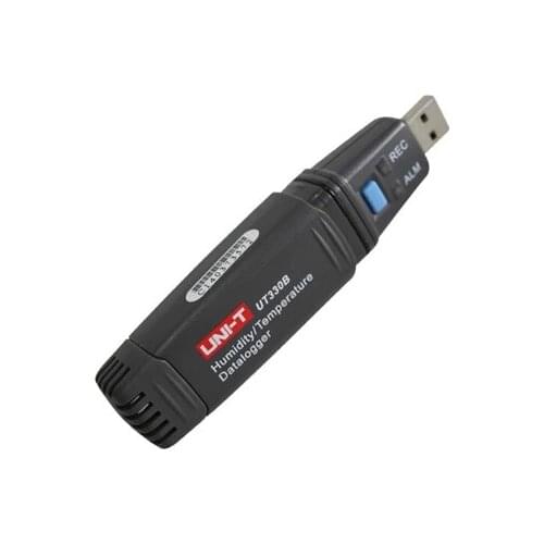 Uni-t UT330B IP67 Mini Medidor de Temperatura de Umidade Datalogger Data Logger de Dados USB 2 em 1
