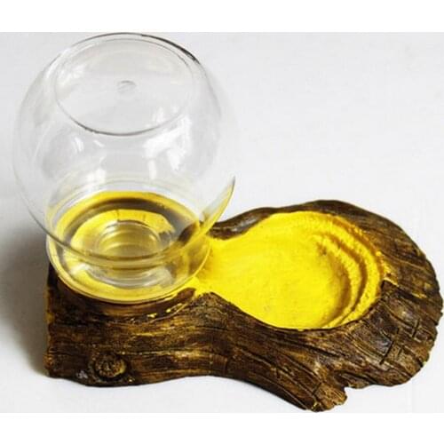 Reptile Amphibians Automatic Waterer Tortoise Basin Lizard Bowl Water Feeder Drinking Fountains Reptile Box Landscaping Decor