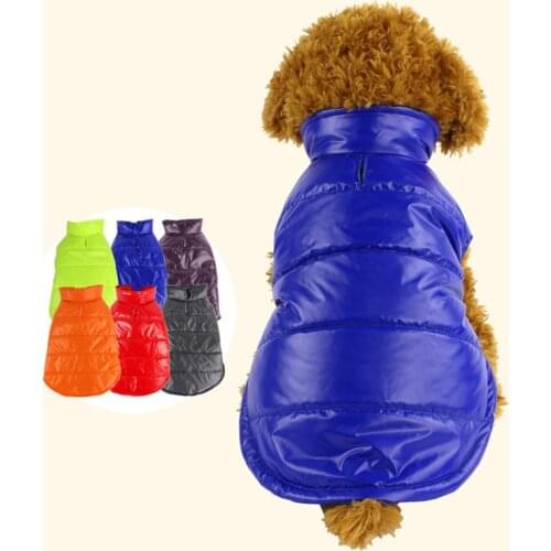 Waterproof Dog Coat Vest Jacket Winter Dog Clothes Poodle Bichon Pomeranian Schnauzer Corgi Dog Outfit Shiba Inu Pet Costume