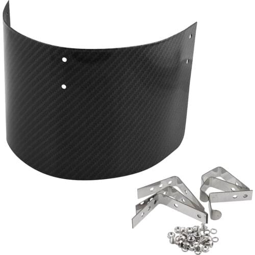 Racing Cars Cold Air Intake Filter Cover Cone Heat Shield Vent Breather