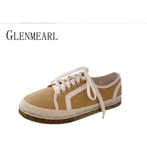 Women Slippers Straw Fisherman Platform Shoes Lace Up Soft Soled Flats Brand Fashion Run Sports Shoes 2021 Summer New Arrival
