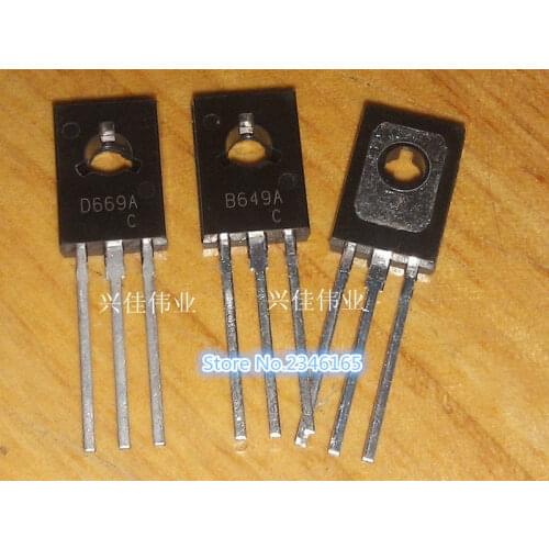 10PCS 2SD669A 2SD669 D669A D669 TO-126