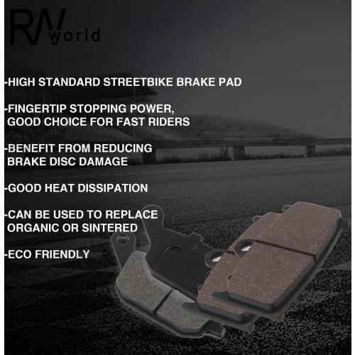 3 Pair Motorcycle Front Rear Brake Pads For SUZUKI SV 1000 SV1000K3 SV1000K4 SV1000K5 SV1000K6 SV1000K7 2003-2007 2004 2005 2006