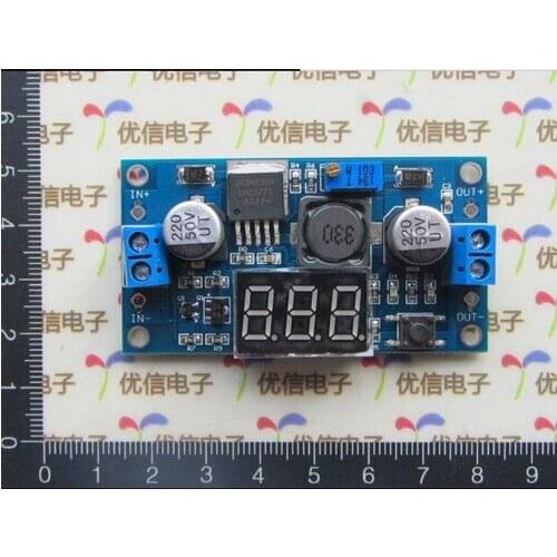 Free Shipping!!! electronic DC-DC Boost module / digital voltmeter shows / LM2577 Digital / boost circuit board