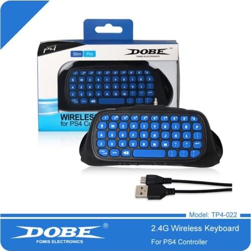 DOBE 2.4G Wireless Controller Keyboard For PS4 Slim Pro GamePad Brand Patented Mini External Keyboard KeyPad 022