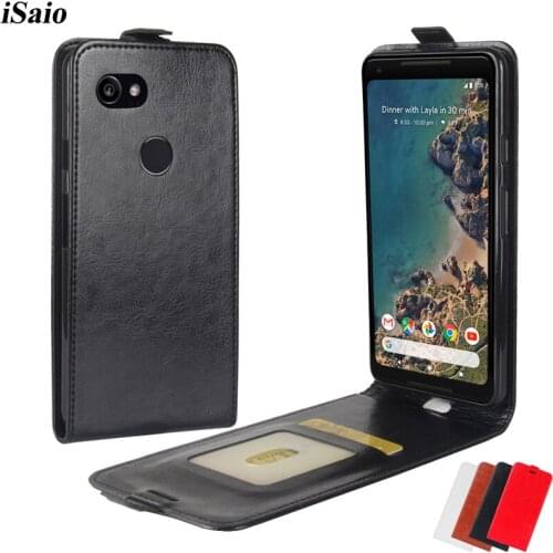 Pixel 2XL Case for Google Pixel 2 / 2 XL Flip Leather Cover Card Slot Phone Card Case Inner TPU Shell Shockproof Fundas Capa