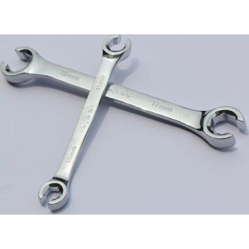 2pcs,6---14 flare nut oil tube wrench ratchet oil pipe spanner auto truck repairing hand tool,tire repair tool