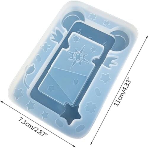 Game Console Quicksand Epoxy Resin Mold Jewelry Findings Silicone Mould DIY Crafts Shaker Pendants Casting Tool