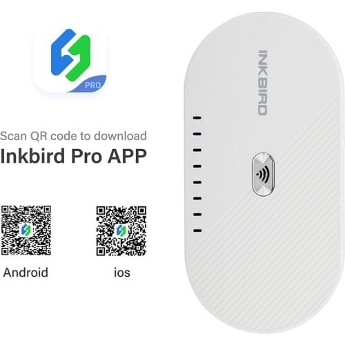 Inkbird WIFI Gateway IBS-M1 EU Hub Smart Home Bridge Wireless Remote Controller Works with Inkbird Devices (IBS-TH1&Mini&Plus)