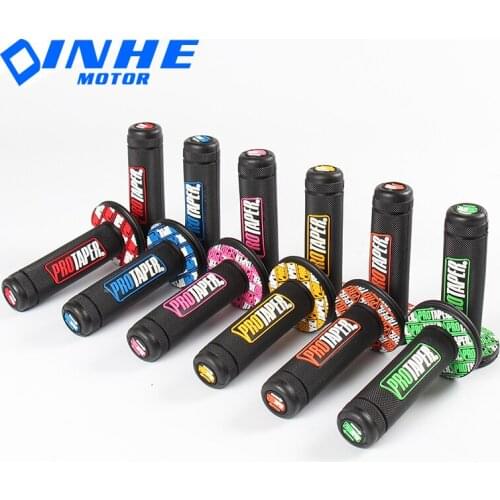 PRO Motorcycle Protaper Grips motocross Grip Handle Bar DIRT PIT BIKE 7/8" HANDLEBAR RUBBER GEL Dual Density ross moto grip pit
