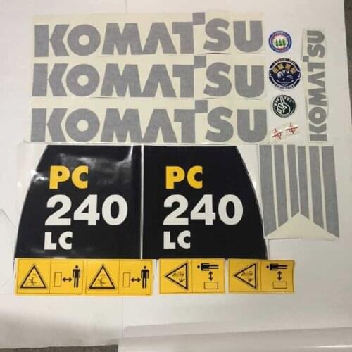 Excavator Whole Machine Body Sticker PC130 PC160 PC200 PC240 PC360 Custom Stickers Komatsu