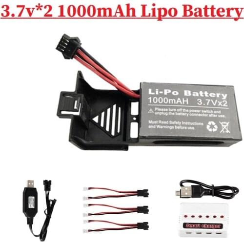 Original 7.4V 1000 MAH Li-Po battery for Udi U842 U842 U842 U842-1 U818S RC Quadcopter Helicopter Drone Accessories