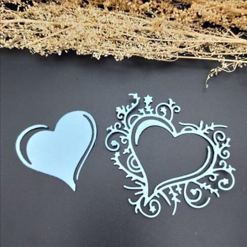 Heart-shaped Cutting Dies letter New stamps and dies Stencils For DIY Scrapbook paper craft knife mould blade punch dies