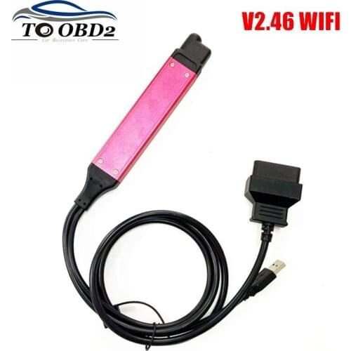High quality VCI3 V2.46 Heavy Duty Scanner VCI 3 USB/Wifi Wireless truck Diagnostic tool VCI-3 B version SDP3 2.46 OBD2 connecto