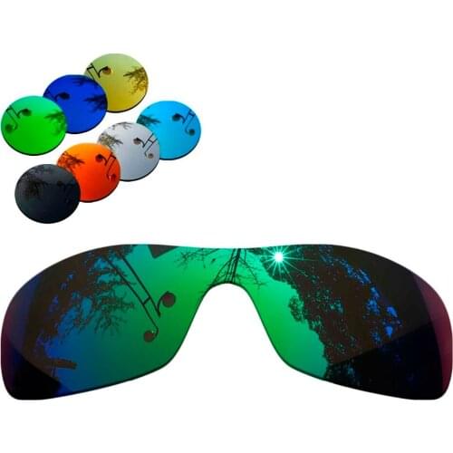 100% Precisely Cut Polarized Replacement Lenses for Antix Sunglasses Green Mirrored Coating Color- Choices