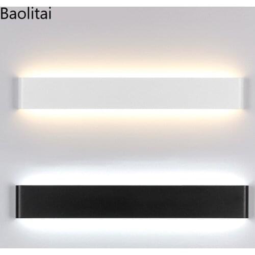 Modern Simplicity Led Aluminum Wall Lamp Rectangle Stairs Bedroom Bedside Living Room Background Bathroom Mirror Wall Light