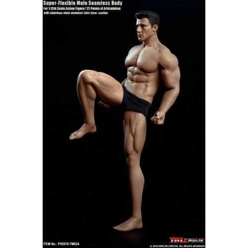 TBLeague TM02A 1/12 Male Body & Head Model Flexible Phicen Figure Doll Model Toys