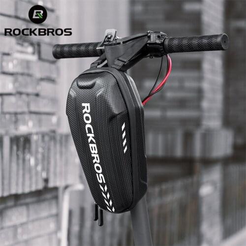 ROCKBROS Hard Shell Front Frame Scooter Hanging Bag Waterproof MTB Road Bike Folding Bag Multifunctional Electric Bicycle Bag
