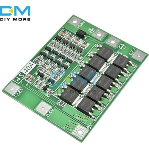 4S 40A Li-ion Lithium Battery Protection Board 18650 Charger PCB BMS For Drill Motor 14.8V 16.8V Enhance Diy Electronic Module