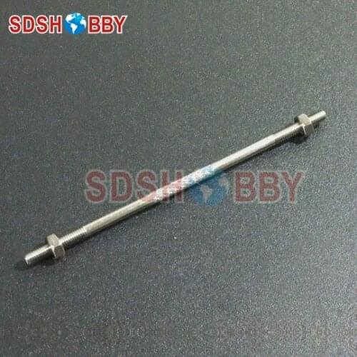 1PC* Z-shaped Anodized Knurled Push Rod M3X70/ M3X75/ M3X90/ M3X100mm with Double-Side Counterclockwise Teeth