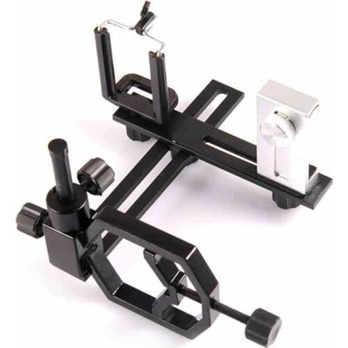 2016 newe Fully Metal improved bracket Universal Spotting Scope Telescope Mount Digital Camera Mobile Phone Adapter 35m to 63mm