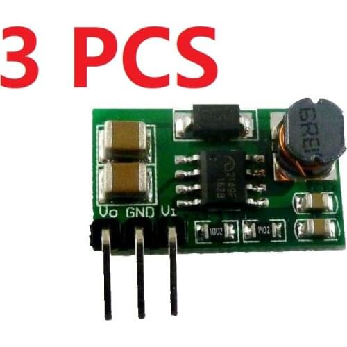 3 PCS DD0606SA DC-DC 1-5V to 3V 3V3 3V7 4V5 5V 6V Step up DC DC Boost Converter Step-up Module