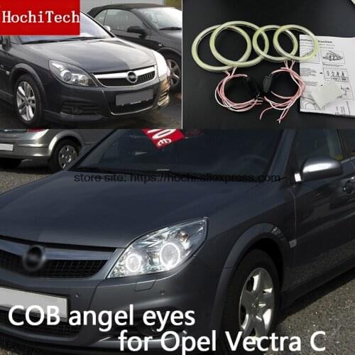 5 sets wholesale High Quality COB Led Light White Halo Cob Led Angel Eyes Ring Error Free for Opel Vectra C Caravan 2005- 2008